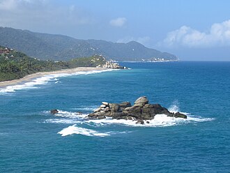 Paisaje del Parque Nacional Natural Tayrona