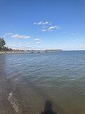 Lago Erie desde Luna Pier, Míchigan
