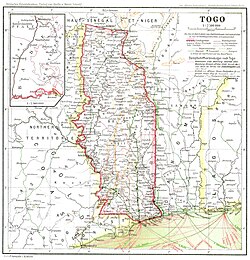 Territorio de Togolandia en 1915