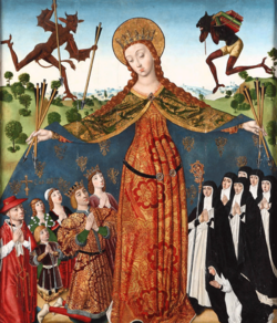 Virgen de la Misericordia con los Reyes Católicos y su familia