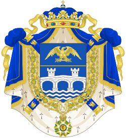 Armas de Jean-Baptiste Bernadotte como príncipe de Pontecorvo