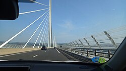 Calzada del viaducto de Millau