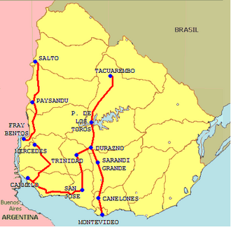 Tabla de clasificaciones y datos generales de la Vuelta Ciclista del Uruguay 2007