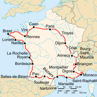 Información general del Tour de Francia 1939