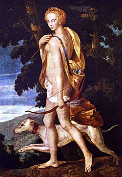 Diana cazadora de la Escuela de Fontainebleau
