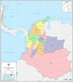 Mapa histórico del Virreinato