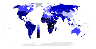 Mapa basado en datos del UNFPA sobre la distribución del embarazo adolescente.