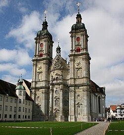 Catedral abacial de San Galo en Suiza