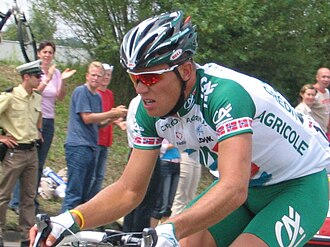 Thor Hushovd luciendo los colores de la regularidad