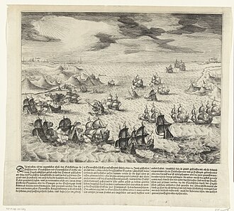 Representación de la Batalla del Canal de 1605