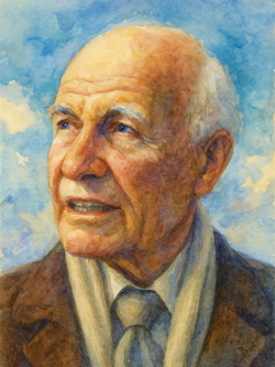 Retrato e información biográfica de Josef Pieper