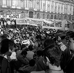 Manifestación en Toulouse a mediados de junio de 1968.