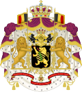 Escudo de armas del monarca belga