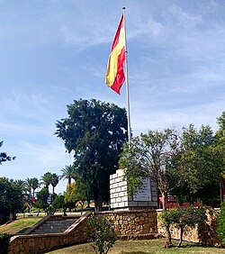 Memorial de Miguel Ángel Blanco erigido en 2012 en Mérida