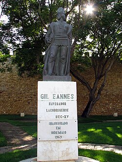 Estatua de Gil Eanes en la ciudad de Lagos