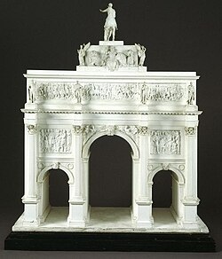 Maqueta del diseño original de John Nash del Marble Arch