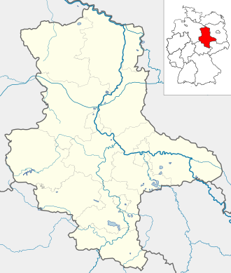Mapa de Sajonia-Anhalt