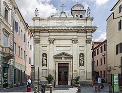 Iglesia de San Daniel en el centro histórico