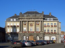 Representación artística de la toma de Condé-sur-l'Escaut