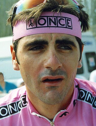 Fotografía histórica de la competición Milán-San Remo 1995