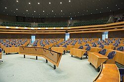 Fachada del Parlamento neerlandés en La Haya