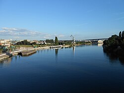 Vista del canal Bruselas-Marítimo