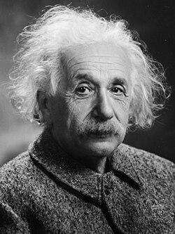 Fotografía de Albert Einstein
