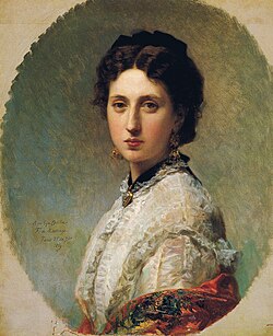 Retrato de Cecilia de Madrazo realizado en 1869