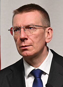 Edgars Rinkēvičs en una fotografía institucional tomada en 2022.