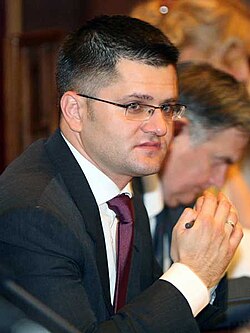 Vuk Jeremić, Ministro de Asuntos Exteriores serbio.