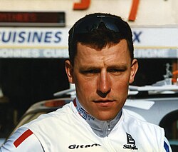 Frédéric Guesdon en la París-Roubaix de 1997