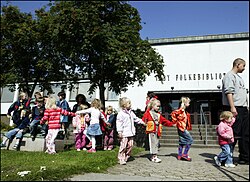 Biblioteca pública en Dinamarca