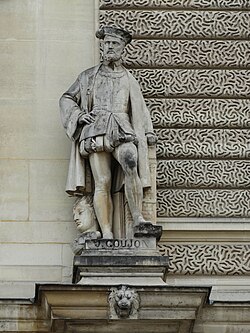 Retrato e información biográfica sobre Jean Goujon