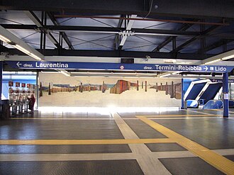 Estación Pirámide de la Línea B del Metro de Roma