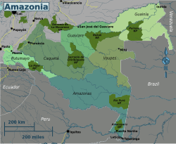 Mapa de parques nacionales naturales