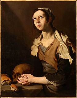 Pintura de María de Egipto por José de Ribera