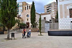 Plaza de Can Basté en el barrio