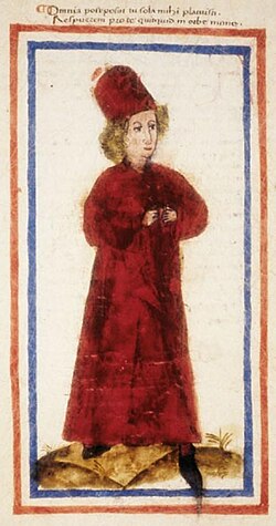 Retrato o representación histórica relacionada con el entorno de Hartmann Schedel