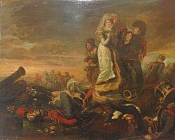 Obra pictórica 'After Waterloo' de Samuel Drummond.