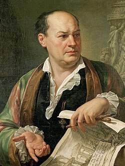 Retrato e información biográfica de Giovanni Battista Piranesi