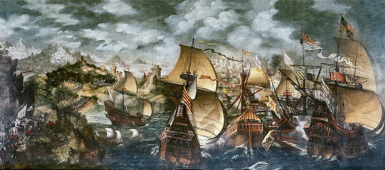 Óleo atribuido a Nicholas Hilliard sobre Isabel I y la Armada española