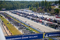 Grilla de salida de la Petit Le Mans en la edición de 2019