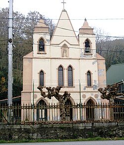 Antigua capilla de la fábrica de armas de Trubia