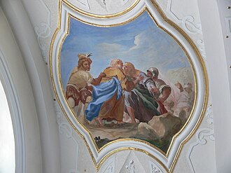 Representación artística de la reconciliación de Pedro y Pablo
