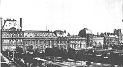 El palacio de las Tullerías en el siglo XIX