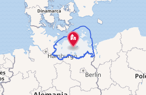Mapa de Mecklemburgo-Pomerania Occidental