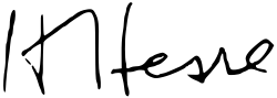Firma autógrafa de Hermann Hesse