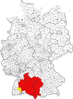 Suabia en la Alemania actual