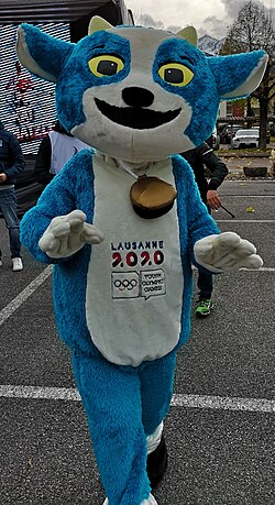 Yodli, mascota oficial de los Juegos Olímpicos de la Juventud de Invierno 2020