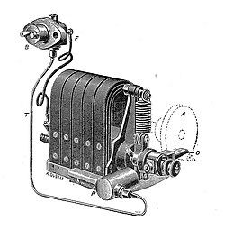 Magneto simple de baja tensión para motor monocilíndrico
